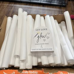 Glow Sticks And Sign