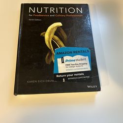 Nutrition for Food service and Culinary Professions