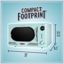 Nostalgia 1.1 Cu Ft, 1000 Watt