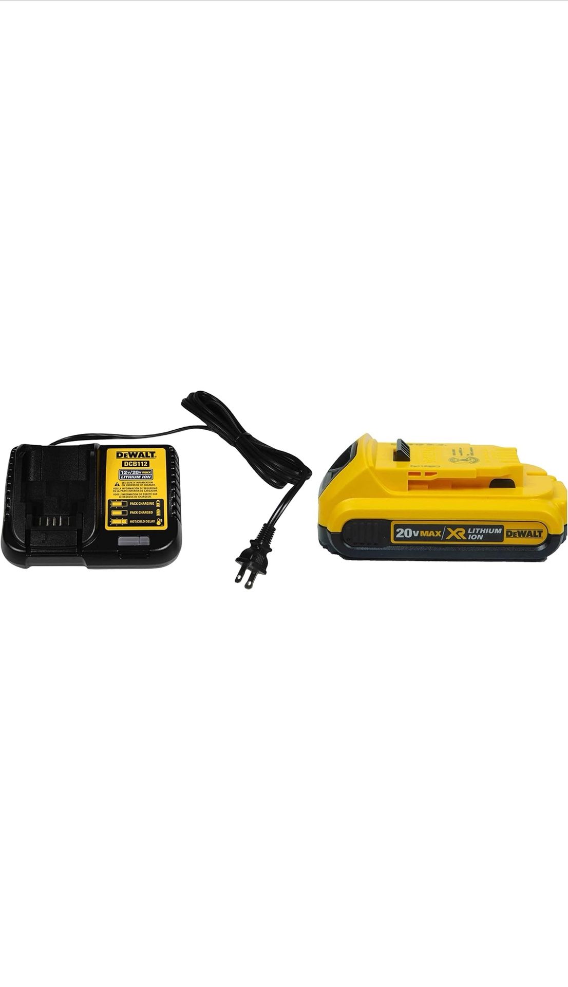 DEWALT DCB203C 12V/20V 1.5Ah Lithium-Ion Battery Pack with Charger