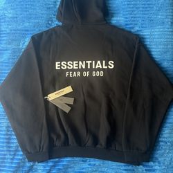 Essentials Hoodie (Black/White)