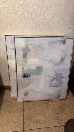 Abstract Canvas Wall Art Set of 2