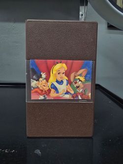 Alice and Wonderland ex-library vhs tape 1986