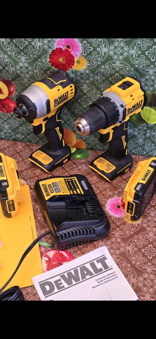 DEWALT
ATOMIC 20-Volt MAX Lithium-Ion Brushless Cordless drill driver and impact driver combo kit