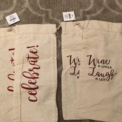 Cloth Wine Gift Bags.