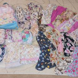 POSH PEANUT LOT of 42+ Bamboo  Items Shirt Pants Dresses Sheets Blankets Backpack Lunchbox Paid Well Over $1500 Retired Rare And Hard To Find Bundle