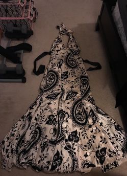 Elegant mermaid tale silk party dress backless halter