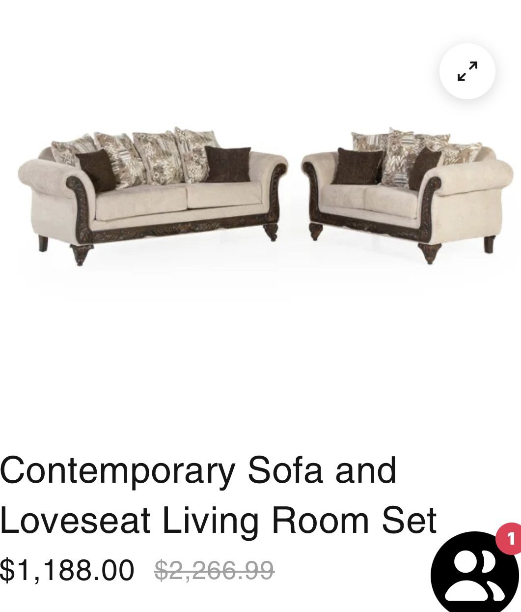 Sofa Set 3 Piece 