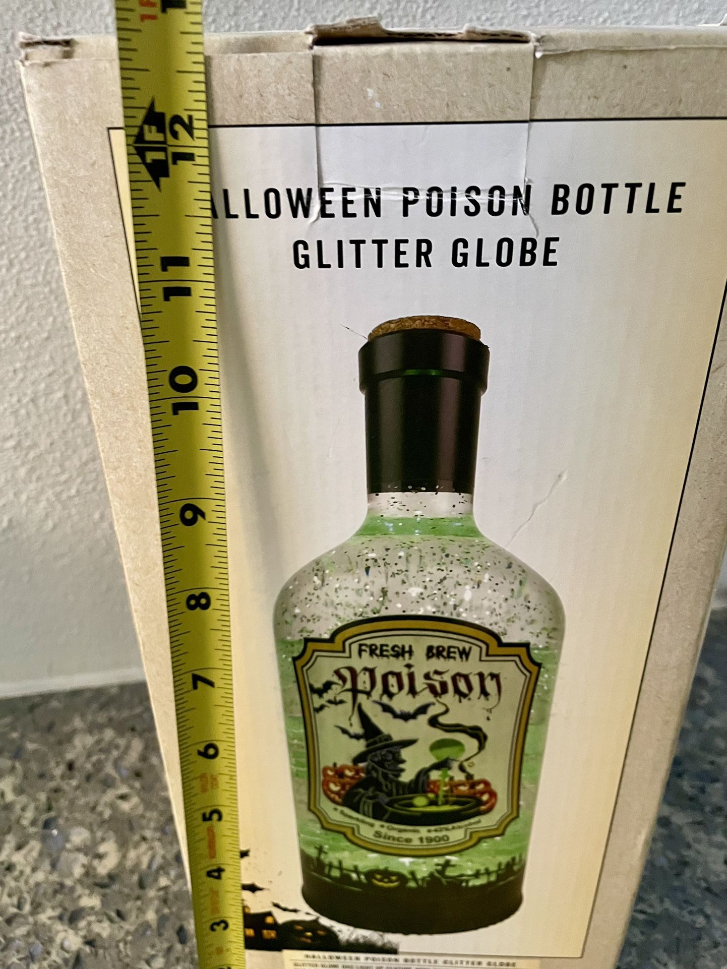 Halloween Glitter Bottle Decor