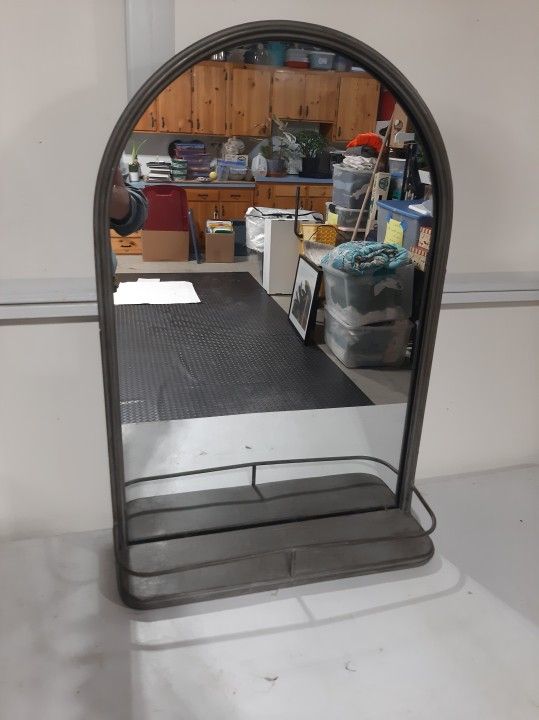 Nice Mirror With Tray $10