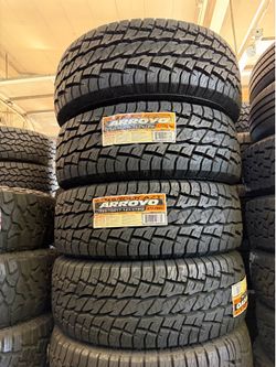 🚨🚘Vendo set de llantas Lt 285 70 17 arroyo tires
