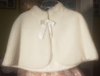 I.N. girl Little Girl White Glittery Shawls