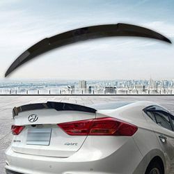 Brand New Glossy Black Rear Spoiler – Hyundai Elantra 2015–2018