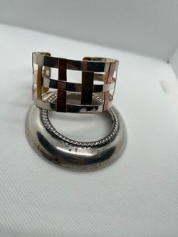 RLM Studio Sterling Silver, Copper, and Brass Cuff Bracelet