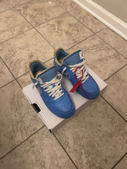 " University Blue " Off white Forces