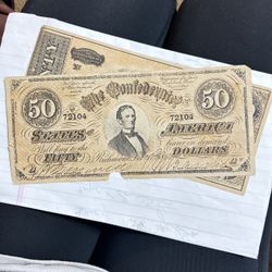 Confederate Bills 