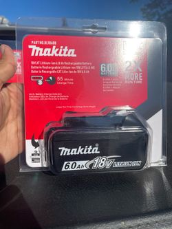 Makita Battery 6.0ah 18v