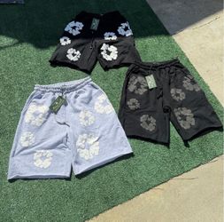 Denim tear shorts