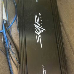 Skar Audio Triple 8 On A 1500 Watt Amp “no Power Wire Or Ground”