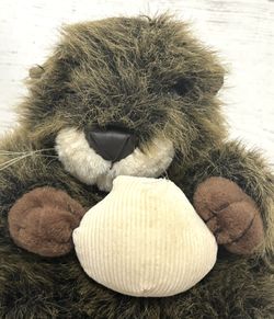 Vintage Sea Otter River Otter 13” Inch Plush Toy 