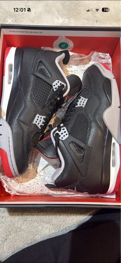 Jordan 4 Bred Reimagined Brand New Size 11.5