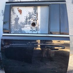 2012 Black Suburban Back Drivers Side Passenger Door