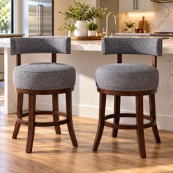 Swivel barstool (set of 2 )