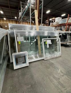 New Vinyl Windows Set Various Sizes