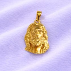 GOLD JESUS PENDANT