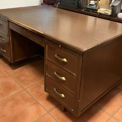 Executive desk Vintage mid century modern