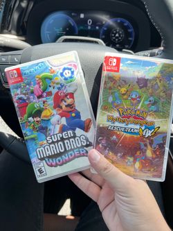 Nintendo Switch video games, Pokemon and Mario
