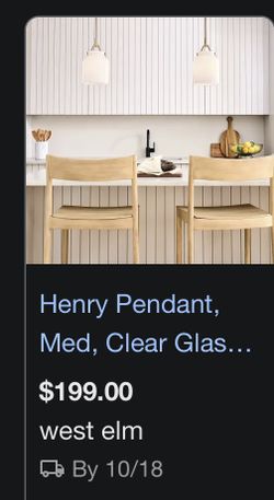 West Elm Henry Pendants