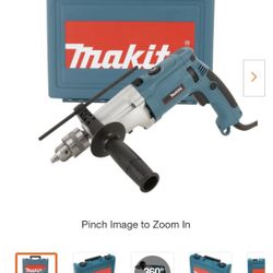 Makita 6.6 Amp 3/4 in. Corded Hammer Drill with Torque Limiter Side Handle Depth Gauge Chuck Key Hard Case