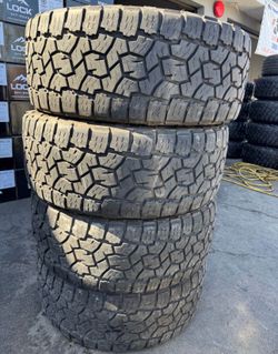 35x12.50r20 Toyo open contry I'm selling this set of tires with 80% life left on all 4