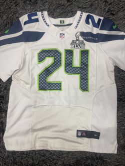 Stitched Marshawn lynch jersey from Super Bowl 48