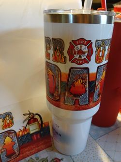 Proud Dad  Fire 🔥 Fiter Tumbler