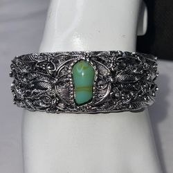 Turquoise Silver Bangle 