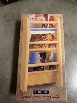 Mail kaddy in wood