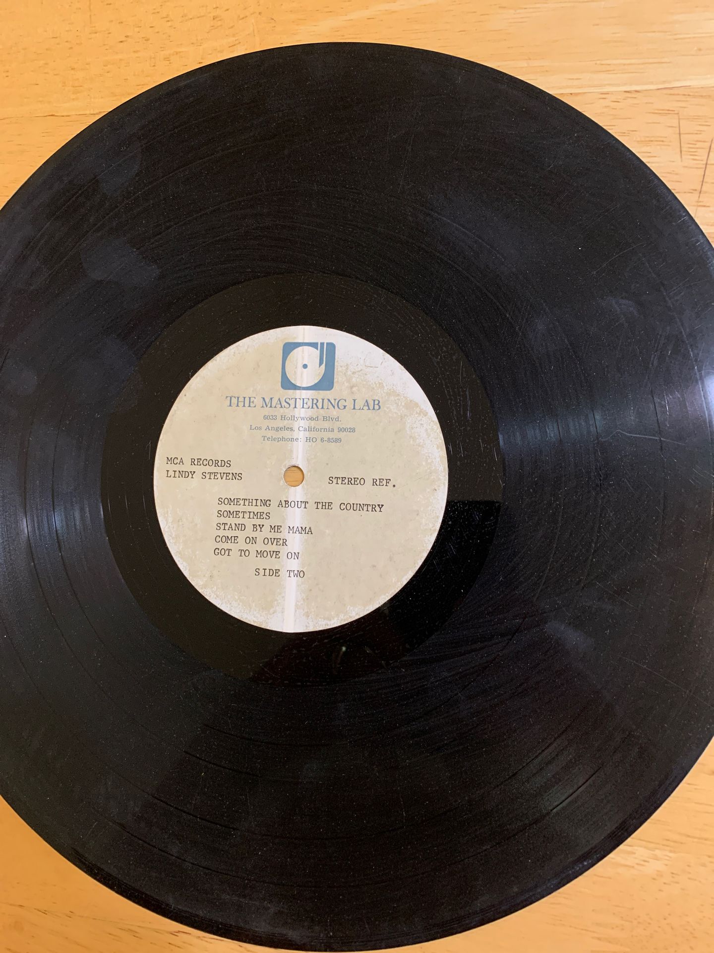 MCA 1974 Lindy Stevens Radio Pressing