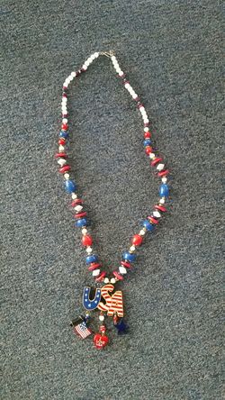 Patriotic necklace