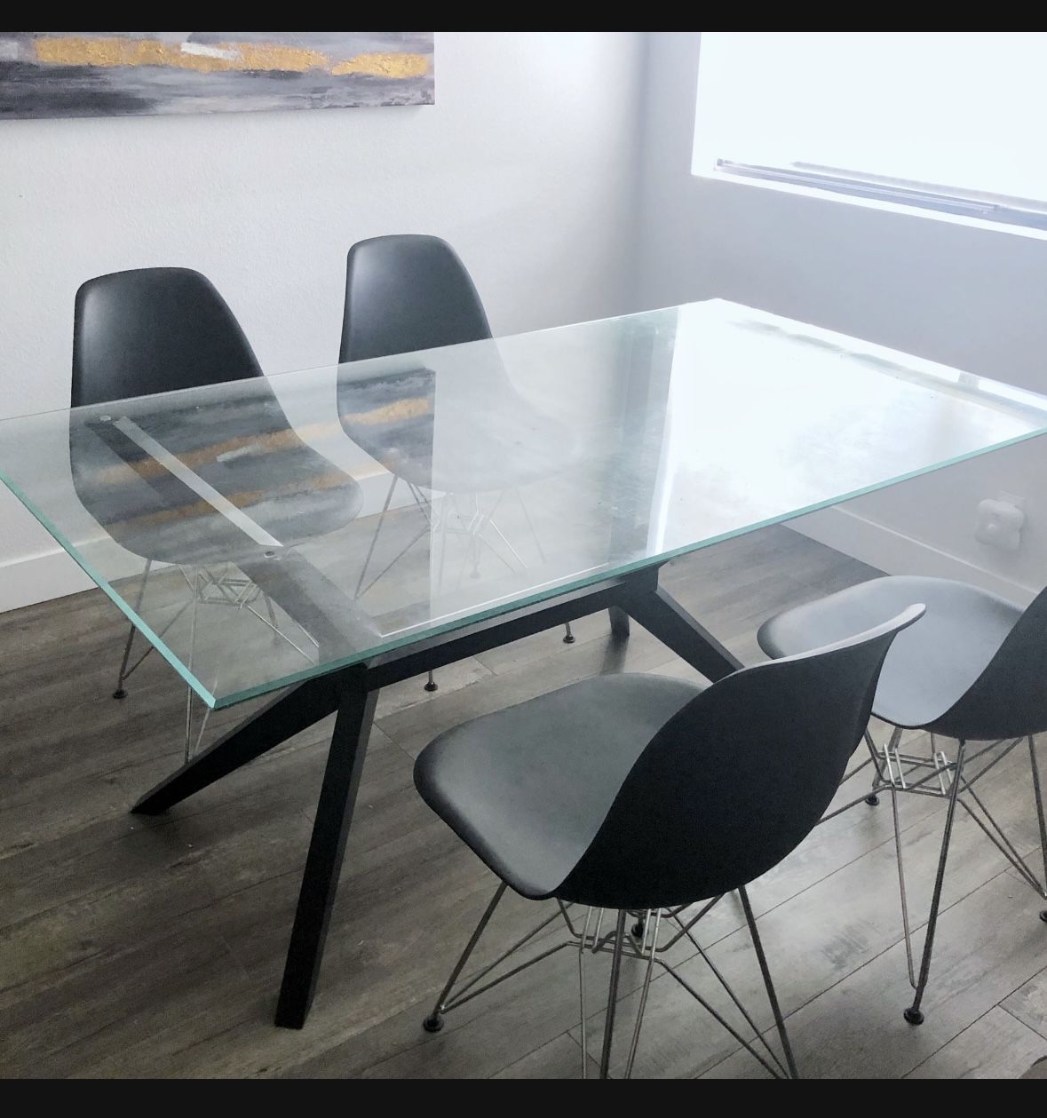Modern Glass Table.