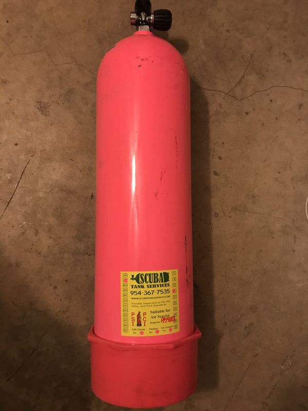 Pink Luxfer 80 CF Aluminum Scuba Diving Tank for Sale in Pompano Beach
