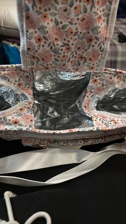 Floral Insulated Tote Bag