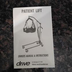 Drive Medical Handicap Hydraulic Lift. Patient Lift