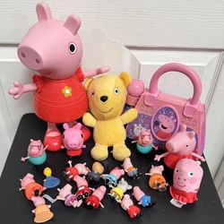 Peppa Pig Figures Plush and Toy Lot just $15 for All 