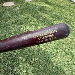 Easton Northern White Ash Wood Baseball Bat: STIX C1000 Adult 33”