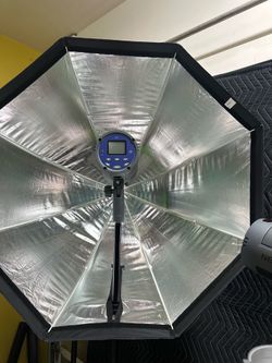 2 Neewer Vision4 300W Studio Flash Strobe with Octabox Softbox & Light Stand