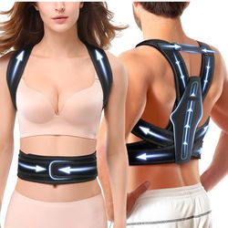Posture Corrector With Magnetic Back Support