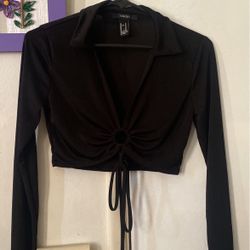 Black Crop Top
