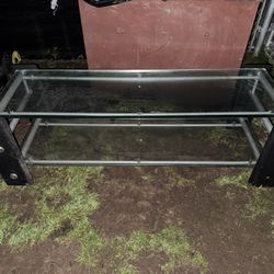 Solid glass/Metal Stand